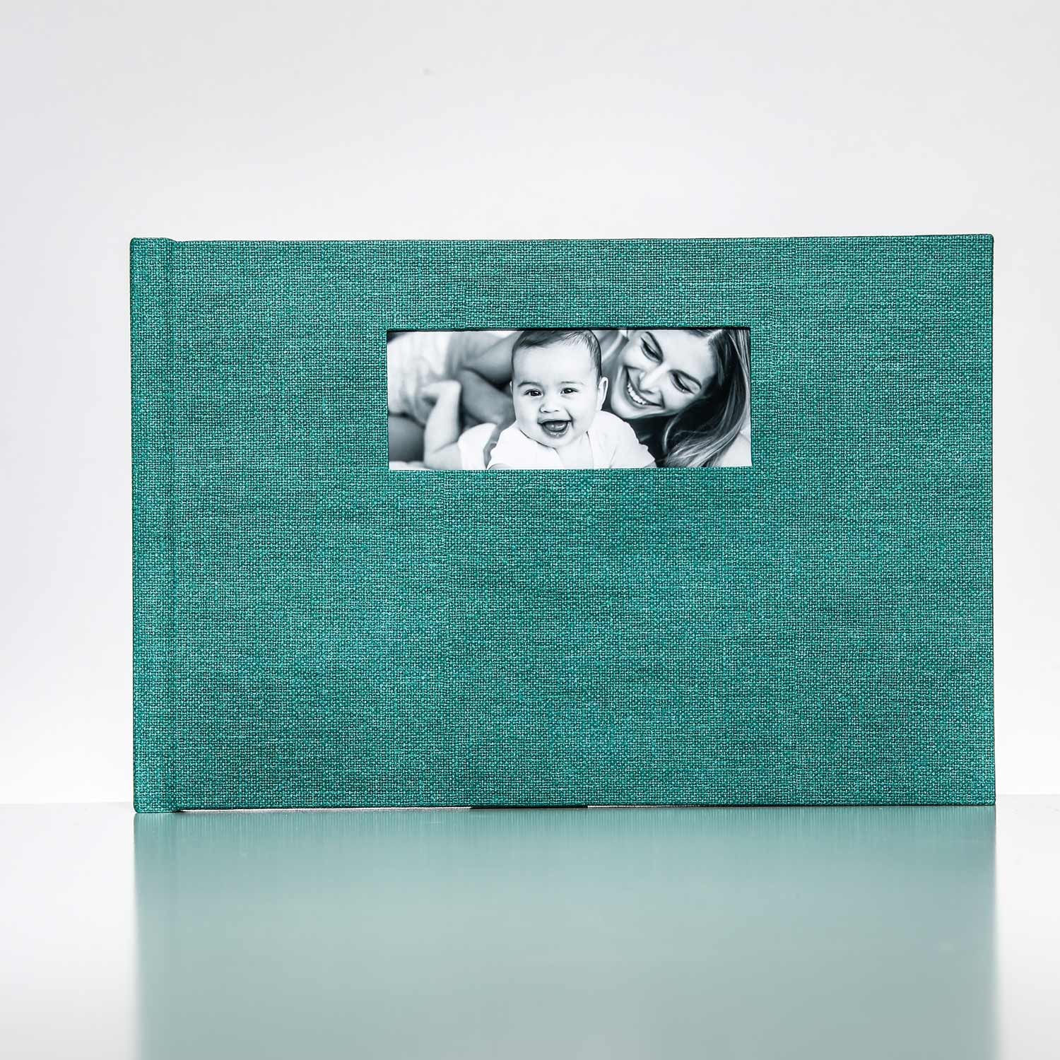 Silverbook 30x20cm mit Querformat Fenster