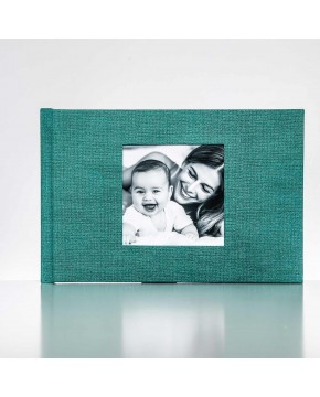 Silverbook 30x20cm mit Quadratischem Fenster