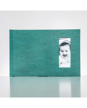 Silverbook 30x20cm mit Hochformat Fenster